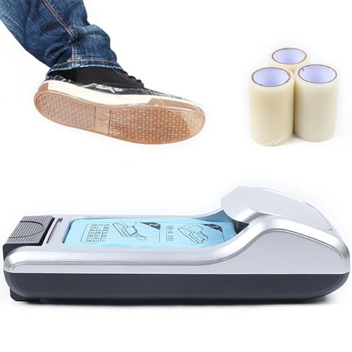 Automatic Shoe Film Dispenser with 3 Rolls