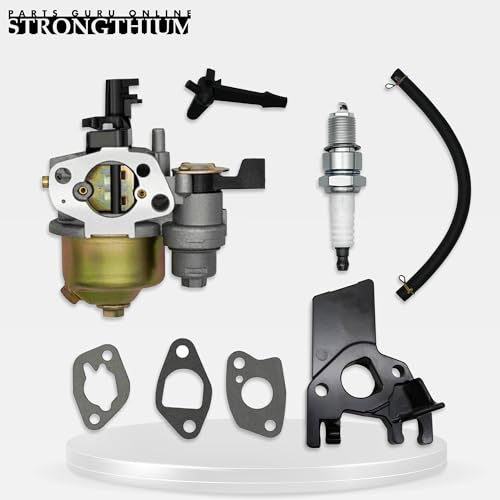 Image of STRONGTHIUM GX160 212cc Carburetor with Insulator Spark Plug Kit | for Honda GX200 GX120 5.5 6.5 hp 196cc 200cc Predator 212cc 224cc Engines