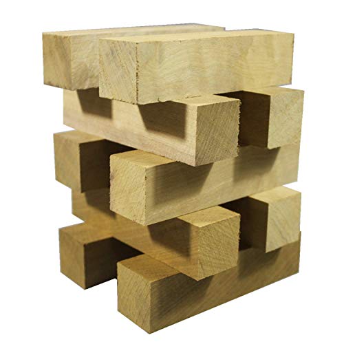 Xliji - Bloques de madera de corcho, 10 unidades, 10 x 2 x 2 cm, 10 x 2,5 x 2,5 cm, color natural, color dorado 10x2x2CM Cover