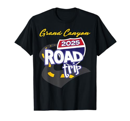 Viaggio su strada nel Grand Canyon 2025 Maglietta