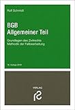  BGB Allgemeiner Teil: Grundlagen des Zivilrechts; Methodik der Fallbearbeitung
