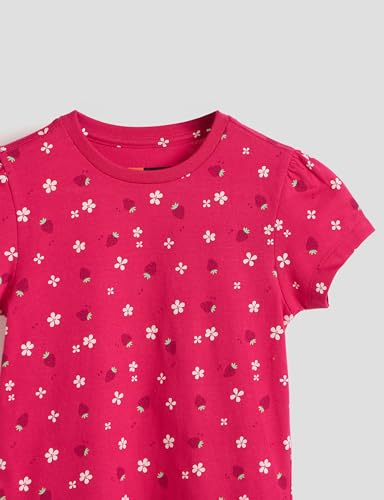 Image of Amazon Brand - Symbol Girls 100% Cotton Graphic Printed Half Sleeves Regular fit T-Shirt
