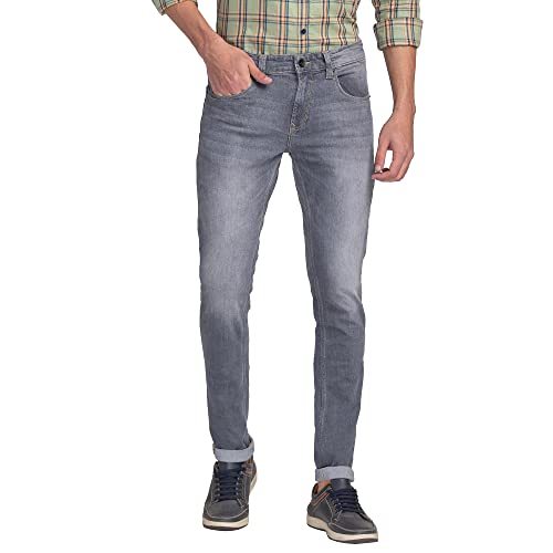 Image of Spykar Men's Slim Fit Low Rise Casual Jeans