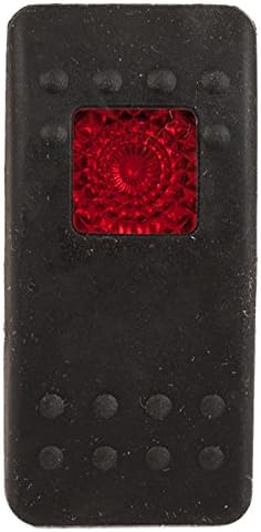 K4 Contura II Soft Touch Black Actuator, With One Square Red Lens