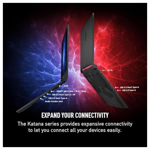 MSI Katana 2024 Laptop, 8-Core AMD Ryzen 7 8845HS, 15.6" FHD 144Hz IPS Display, NVIDIA GeForce RTX 4060, 32GB DDR5 1TB SSD, Four-Zone RGB Backlit Keyboard, Wi-Fi 6E, Win11 Home