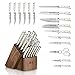 Cangshan S1 Series 1022599 German Steel Forged 17-Piece Knife Block Set, Walnut