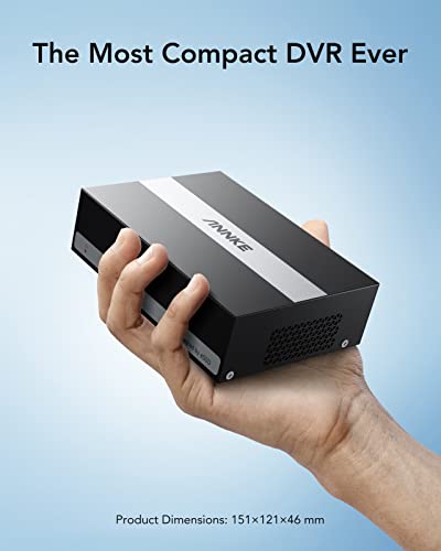 Annke 8Ch 5Mp Lite Digital Video Recorder With Ssd Internal Solid State Hard Drive, 2 Weeks Recording With 8 Channel, Ai Human/Vehicle Detection, H.265 Hybrid 5-In-1 Security Dvr, Hardware Encryption #TOP6