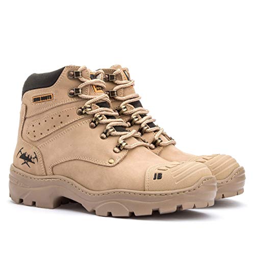 Bota Caterpillar Masculina Work Boot 9820 Em Couro Palmilha Confort Gel