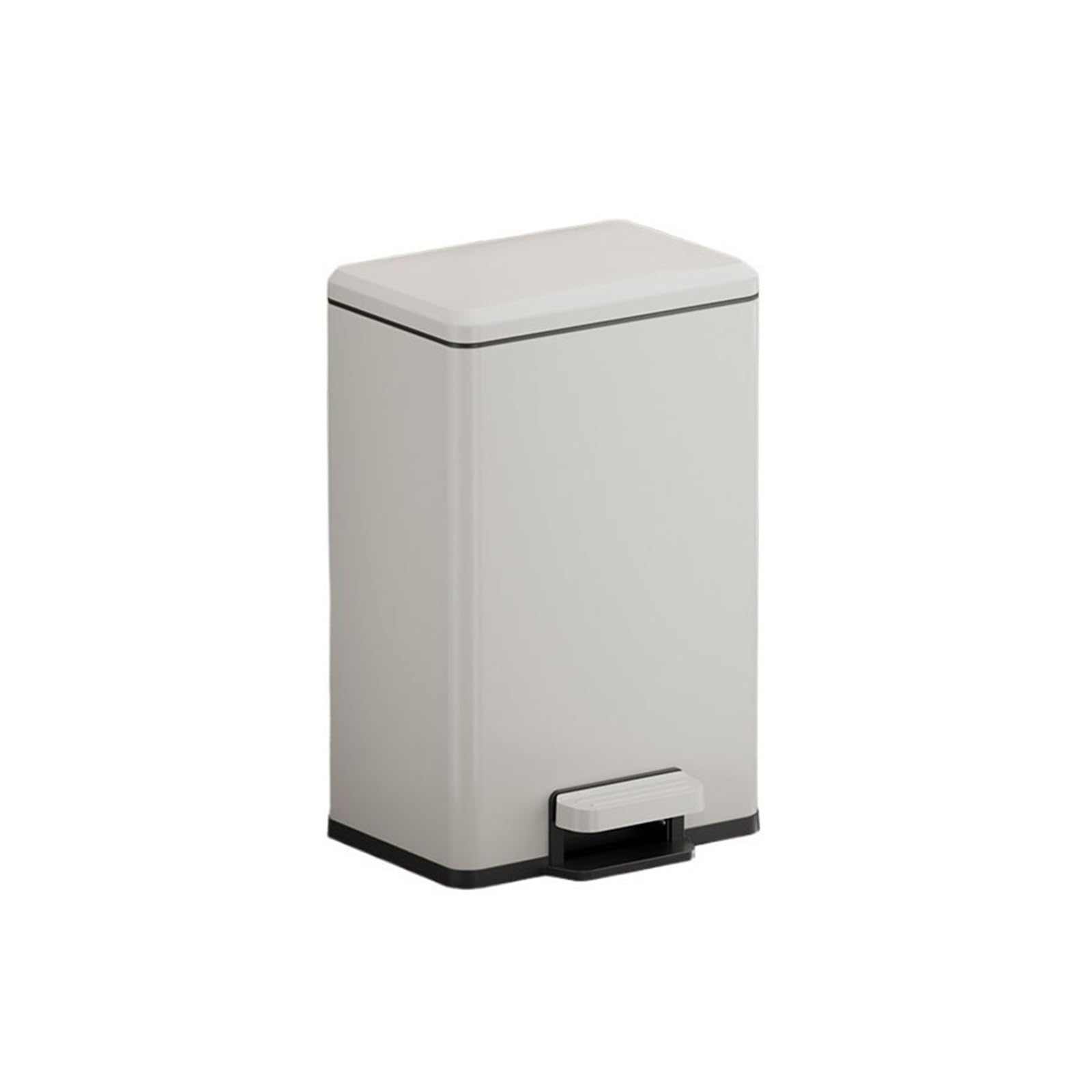 Garbage Bin Household and office trash can(White)