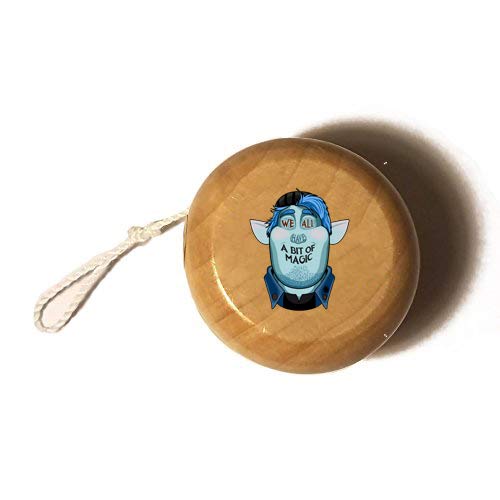 We All Have A Bit of Magic Bearded Elf Magical Movie Parody - Printed in Full Color Wooden Yo-Yo