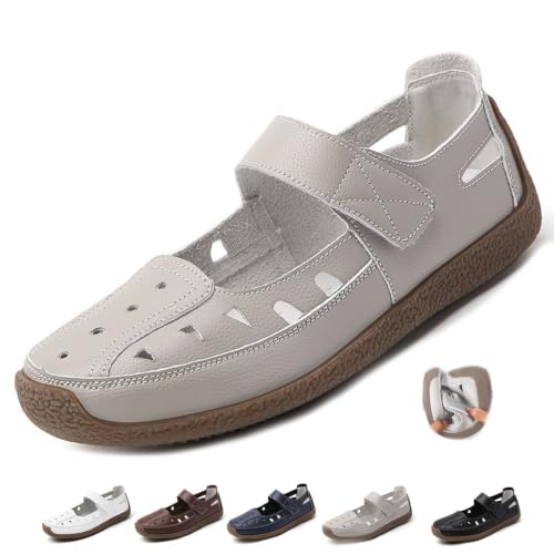 Sandales orthopédiques cuir Mary Jane idéales pour plage et été