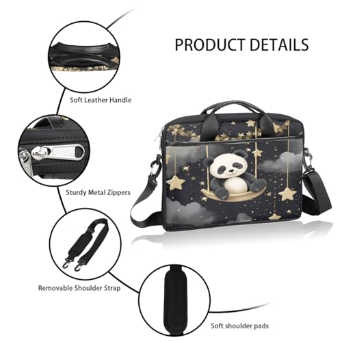 Bolso para portátil Cute Panda Starry Sky 15 pulgadas miniatura 4