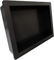 Nicho De Banheiro Porta Shampoo Multiuso P/Box 32x42 Preto