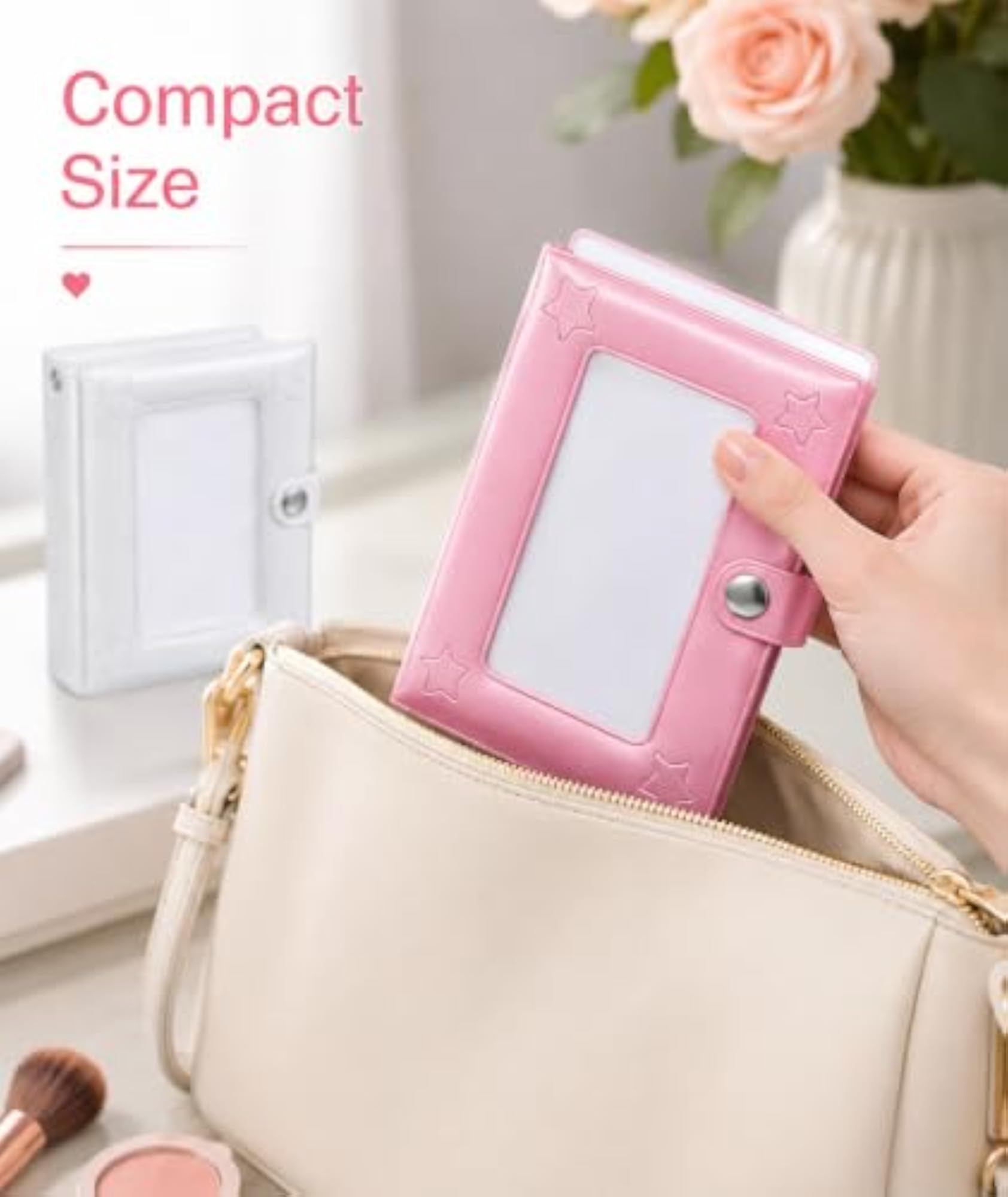 2PCS Photocard Binder, Portable Mini Photo Album