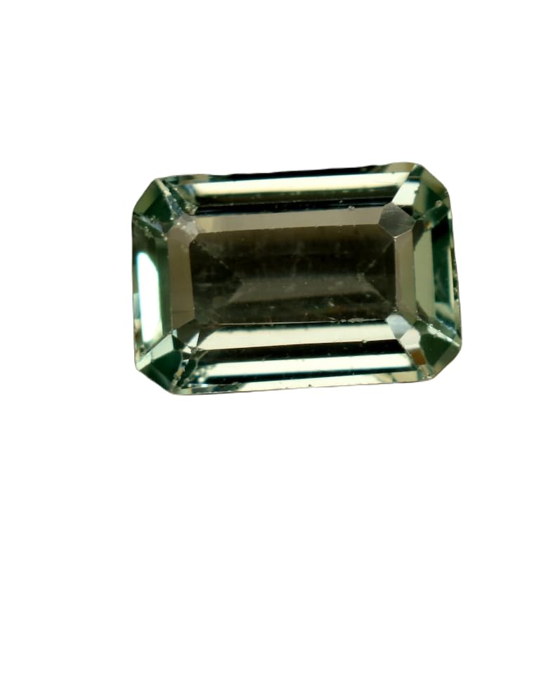 Tourmaline indicolite naturelle 12.2x8.2mm de forme émeraude pour la création de bijoux uniques