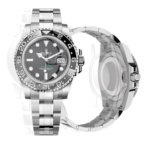 skoko Full Body Protective Film Compatible with Rolex GMT Master 2 Ref. 116710 116713 116718 116719, Glossy Clear Skin, Screen Protector, Anti Scartch, Easy installation