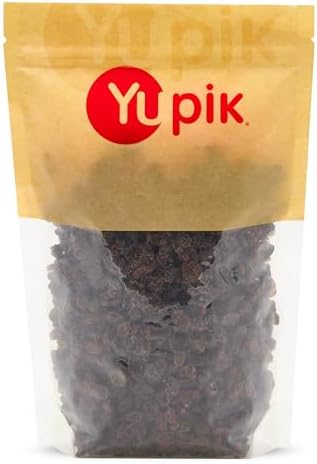 Yupik Thompson Raisins, 1 kg, Gluten-Free, Kosher, Whole Dried Fruits, Naturally Sweet, No Added Sugar, Seedless, Healthy Snacks, Fruity Topping & Inclusion, Ideal for Baking