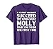 Custom Girl Mom Wife Women Aunt Name Gifts Molly Name Personalized Birthday Funny Christmas Joke T-Shirt