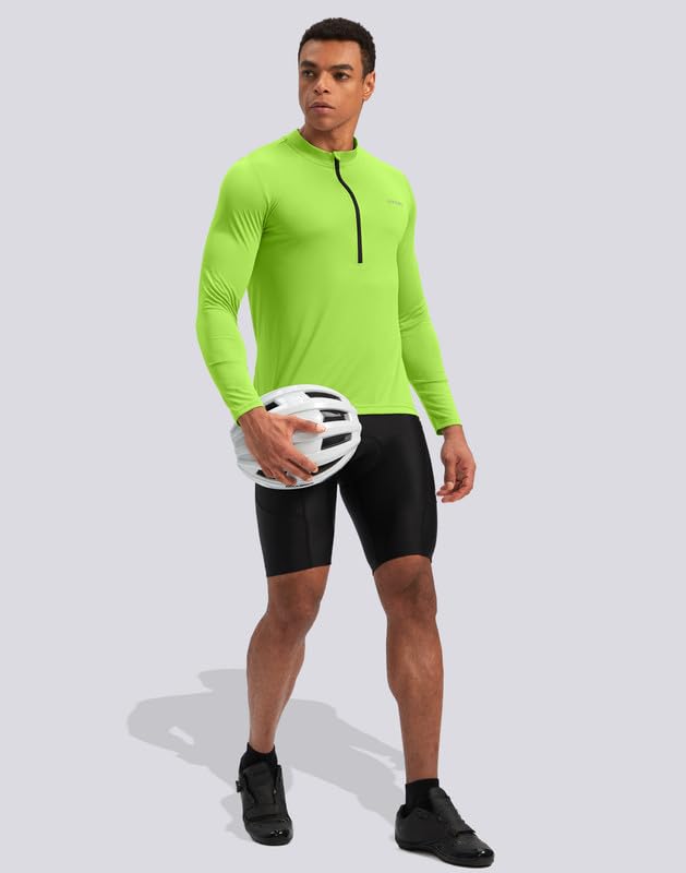 Men's Long Sleeve Half-Zip Cycling Jersey
