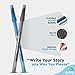 Enday Ballpoint Pens Bulk Blue and Black Pens (240 Pack) 120 Black & 120 Blue - Medium Point (1.0mm) Flexible Round Barrel For Writing Comfort, Pens Bulk for School, Home and Office.