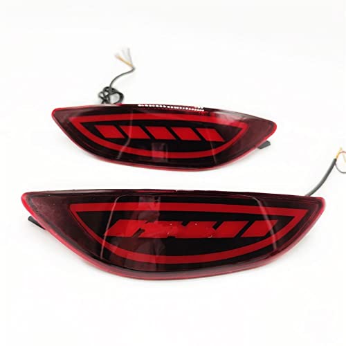 Pilotos traseros de coche para Hyundai Accent 2008-2015: evita colisiones con 3 funciones LED