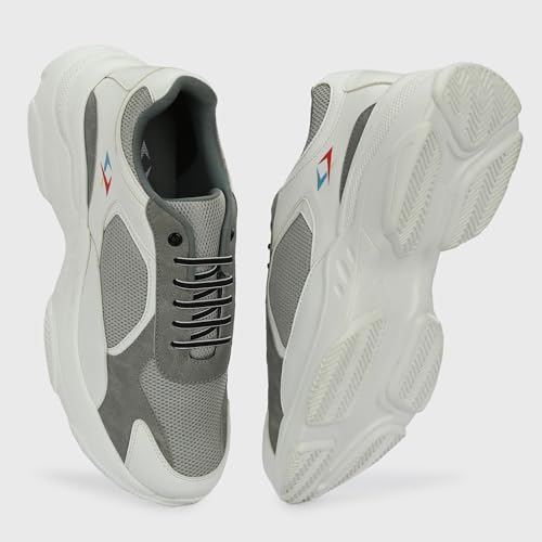 Image of Cruiser Mens Sneakers | Casual Shoes | Experience Comfort & Style with Soft Cushioned Insole | Street Style with Premium Lace-Up Kicks| Trendy Lace-Up Sneakers for the Modern Look (2552)