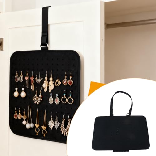 Ausi Pin-Abzeichen-Display, Ohrring-Aufbewahrungs-Organizer, 5-Blatt-Hängeschmuck-Organizer, abnehmbares Pin-Display aus Filz und Emaille, 850 Löcher, Wandhalterung für Abzeichen