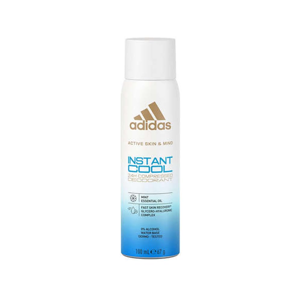Adidas Instant Cool 24H Compressed Deodorant For Men - Fresh Fragrance - 100 ml-image-16