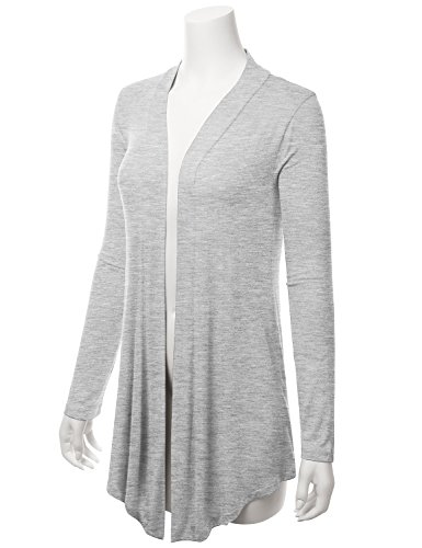 Image of LALABEE Women's Draped Open-Front Long Sleeve Light Weight Cardigan (S~3XL)