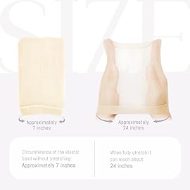 MYKURS HD Wig Cap for Women, Transparent Bald Cap for Lace Front Wigs, Beige 24 PCS