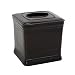 Zenna Home India Ink Marion Tissue Cube Cover, Oil Rubbed Bronze