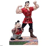 Hecho y pintado a mano Disney Traditions, Figura de Gastón de \"La Bella y la Bestia\", para coleccionar, Enesco