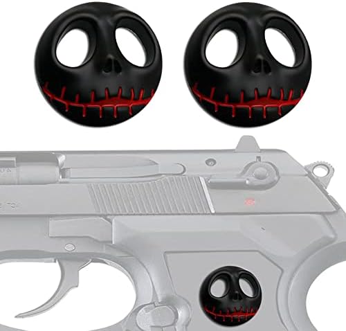 2PCS Magwell Decal Stickers for Jack Skellington, Nightmare Before Christmas Fits Lower Receiver Pistol Rifle Magazine Decoration
