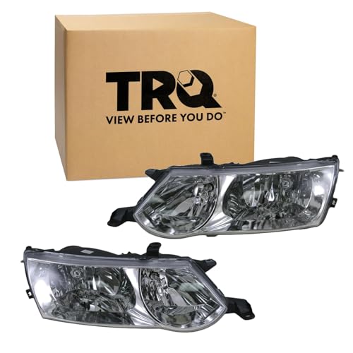 Image of TRQ 2 Piece Headlight Assembly Set Driver & Passenger Side Compatible with 2002-2003 Toyota Solara TO2502145 TO2503145
