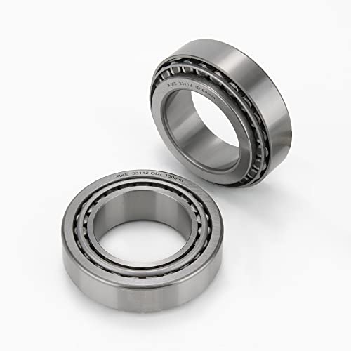 XIKE 2 Pcs 33112 Tapered Roller Bearings 60x100x30mm Cone and Cup Set, Fits DIY/ATV/Auto/Truck/Trailer Wheels, Transmission＆Engine, Industry/Engineering/Agriculture/Garden Machinery and Reducer.