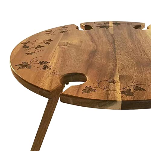 gazechimp Mesa de portátil Porta-copo para vinho dobrável para presentes de boas