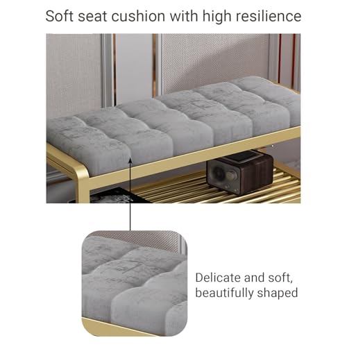 Rangement chaussures pour petits espaces avec banquette intégrée - 5