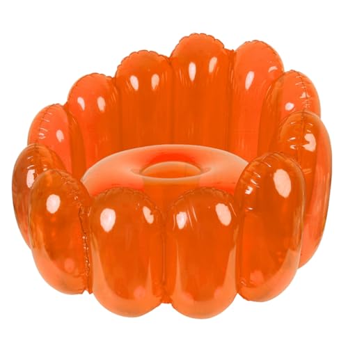 Silla inflable, portátil de gelatina, carga máxima de 250 libras, silla de salón inflable, muebles para piscina, dormitorio, patio