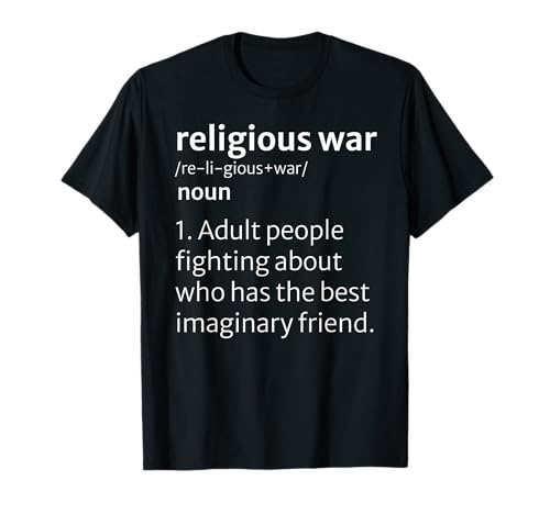 religious war dictionary sarcastic definition funny T-Shirt