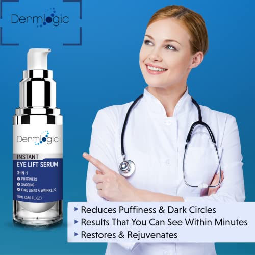 Under Eye Puffiness & Dark Circles Rapid Treatment- Instantly Reduces The Appearance Of Puffy Eye Bags, Crow’s Feet, & Sagging Skin. Long Lasting Tightening & Firming Effect For Both Men & Women. #TOP1