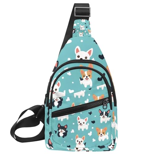 Mochila cruzada de perros para entrenamiento senderismo running riñonera ajustable unisex