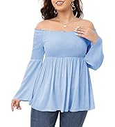 Pinup Fashion Women Plus Size Off The Shoulder Tops Beige