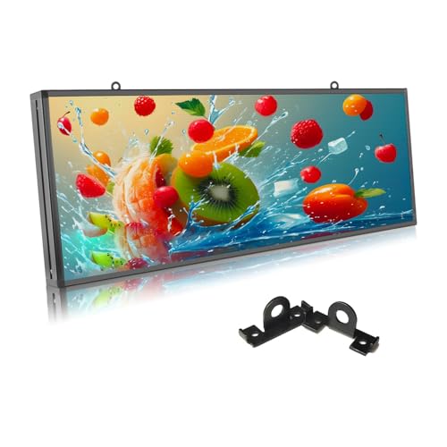 Image of P3 Outdoor Led Signs Support Images & Video, WIFI & USB Control, High Resolution & Adjustable Brightness，IP65 Waterproof Outdoor Programmable Scrolling LED Sign
