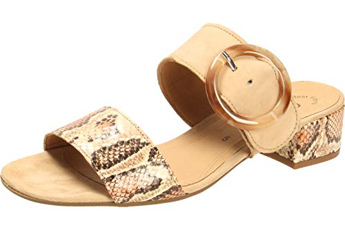 Gabor Shoes Gabor Fashion, Mules Mujer, Beige (Desert/Caramel 32), 40 EU