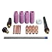 Produktbild WIG Spannhülsen 2 Prozentsatz Lanthaniertes Wolfram Elektrode Set für DB SR WP-17 WP-18 WP-26 WIG-Schweißbrenner 20pcs