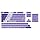 EPOMAKER DuoChrome Keycaps Set, 150 Keys, Cherry Profile, Shine Through, PBT+PC, Dye-sub, 65%/75%/TKL/96%/Full Size, Custom Keyboard Keycaps Set for Mechanical Gaming Keyboard (Purple)