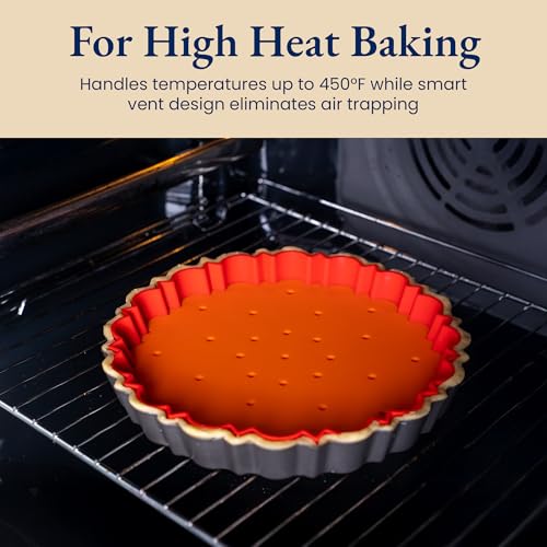 image for Patz&Patz Patz&Patz All-in-One Fluted Tart Pan 9 Inch Removable Bo