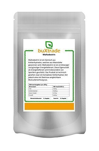 Preisvergleich Produktbild 500 g Maltodextrin / Malto Dextrin / Zucker / Kohlenhydrate / rein / Buxtrade / Maisstärke