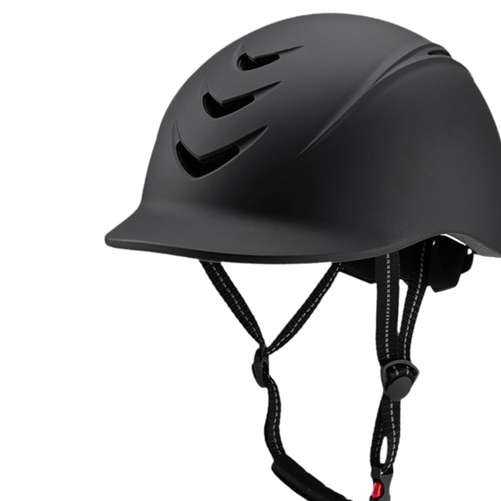 Casco da equitazione per bambini, regolabile, per ragazze e ragazzi, ventilato per equitazione, ciclismo, sci