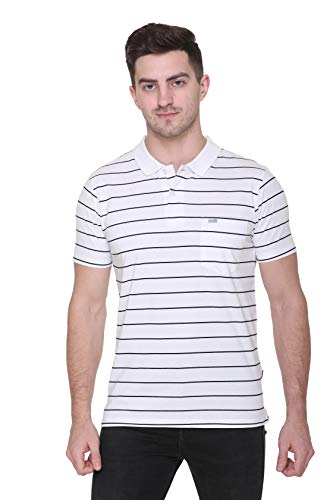 Image of GODFREY Half Sleeve Cotton Polo T Shirt for Man with Pocket - Regular fit Men Tshirts